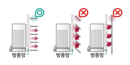 LG에어컨방충망