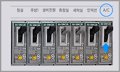 에어컨 차단기 확인