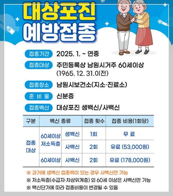 2025남원시대상포진안내
